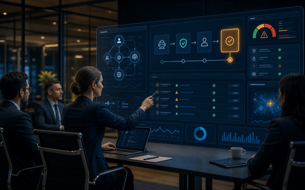 Responsible AI governance and agent control dashboard